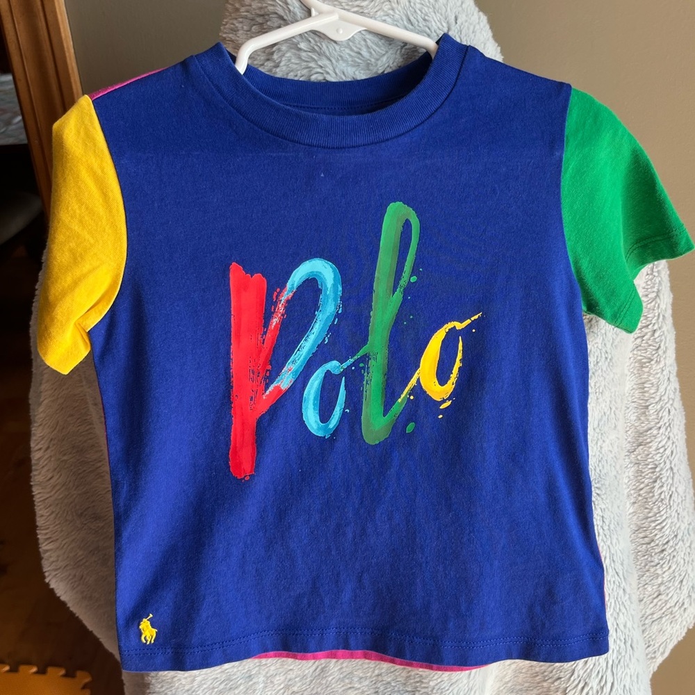 Ralph Lauren color block tee